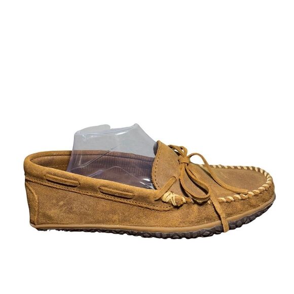 Women’s Minnetonka Moc slip on shoes size 10 brown - Picture 1 of 5